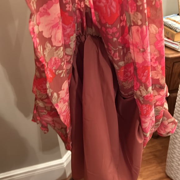 Forever 21 Floral Print Tiered Mini Dress - Picture 8 of 8